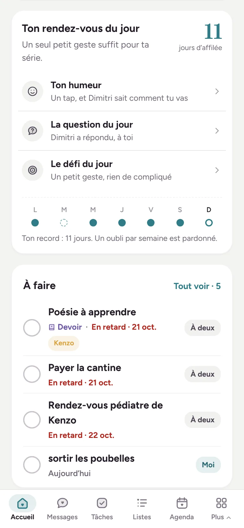 Capture d’écran : Le rendez-vous du jour
